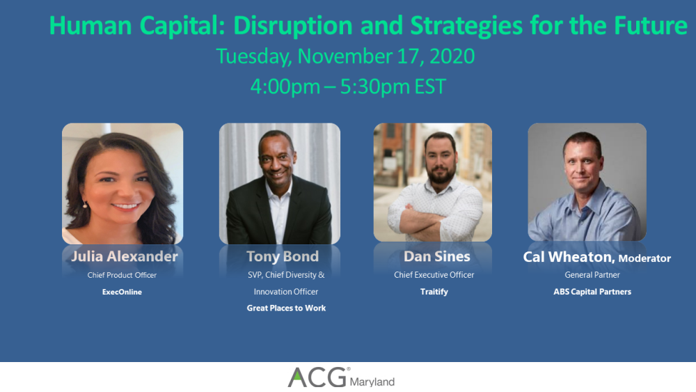 Human Capital: Disruption and Strategies for the Future