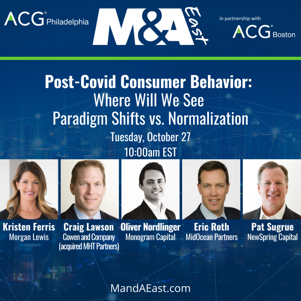 PostCovid Consumer Behavior Panel at M&A East 2020