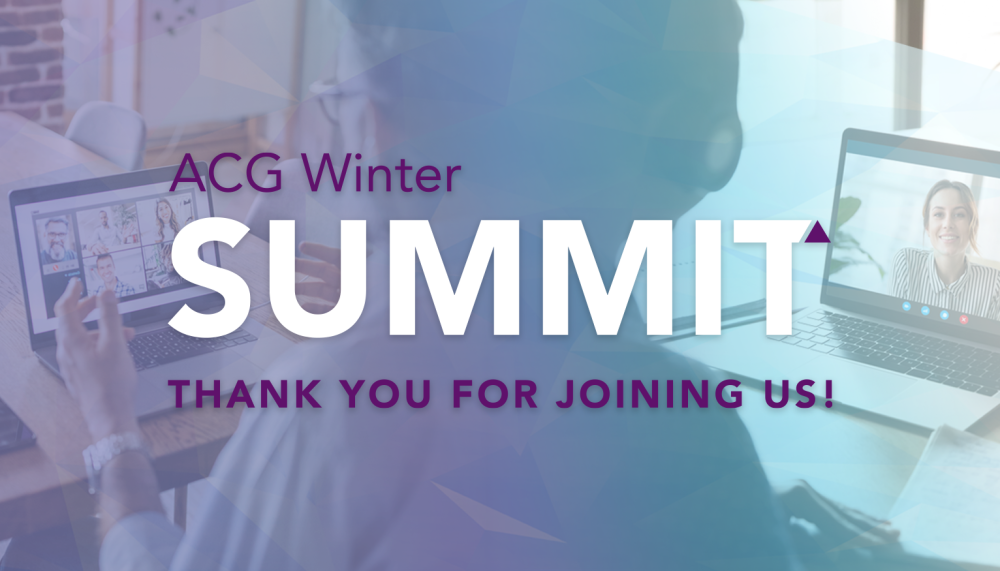 ACG Winter Summit | Thank You For Joining Us!