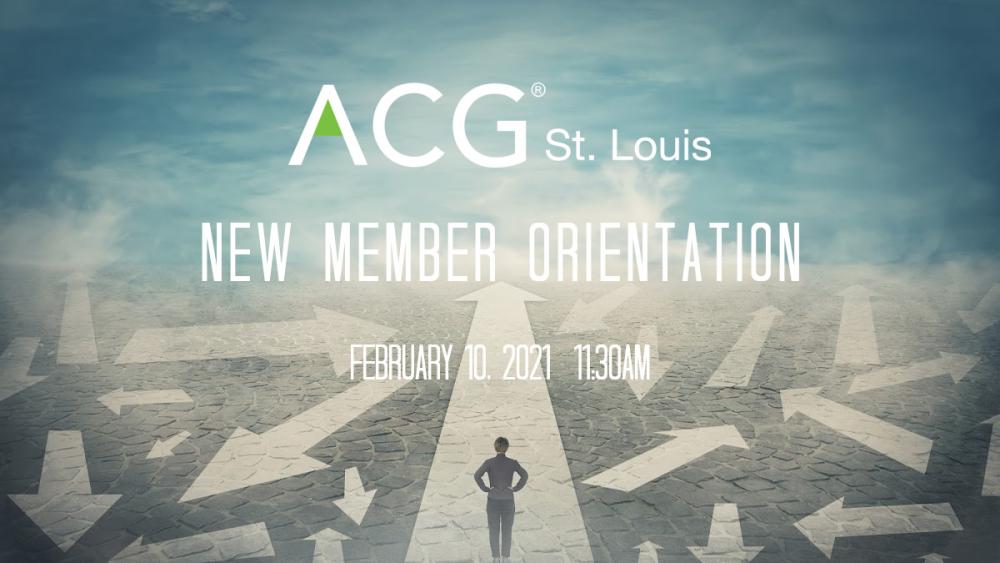 New Member Orientation