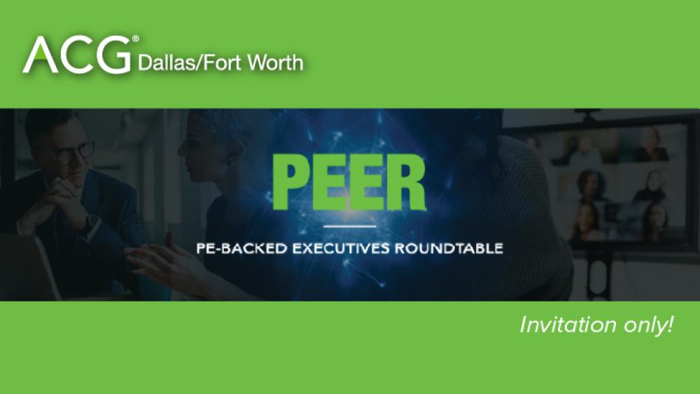 Private Equity-backed Executive Roundtable