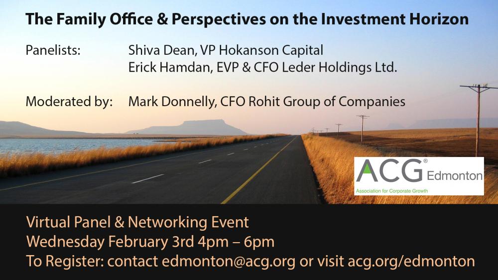 ACG Edmonton Virtual Event