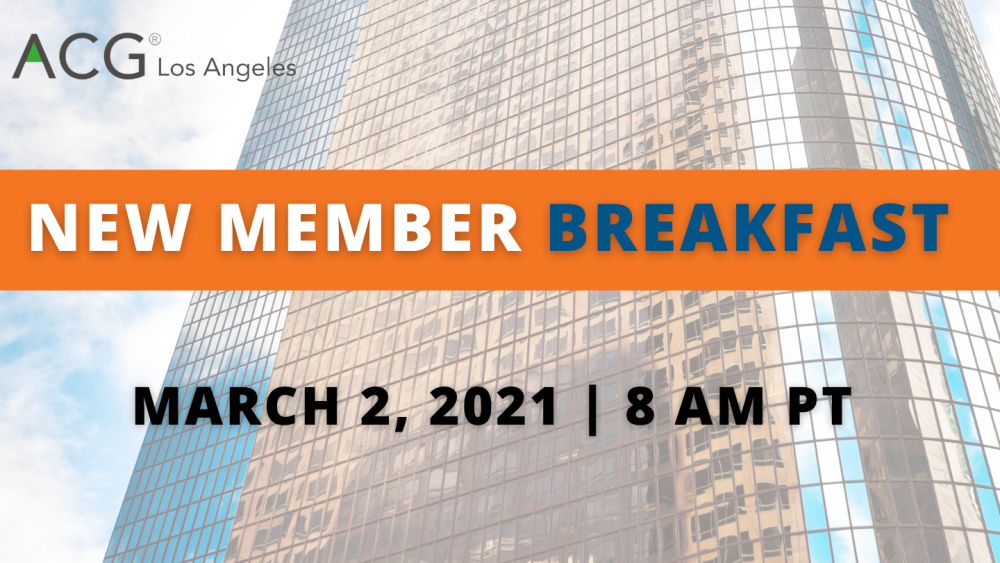 New Member Breakfast Flyer