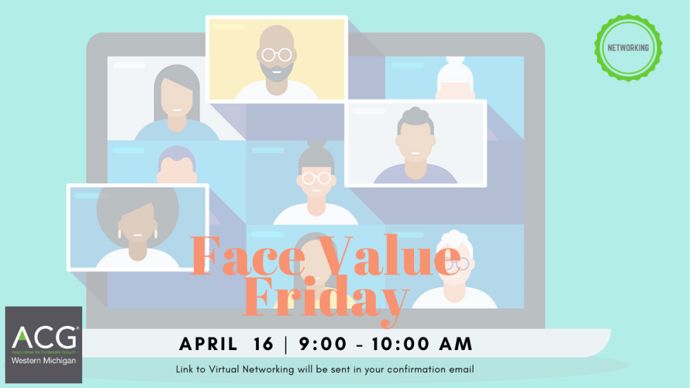 illustration faces on laptop screen