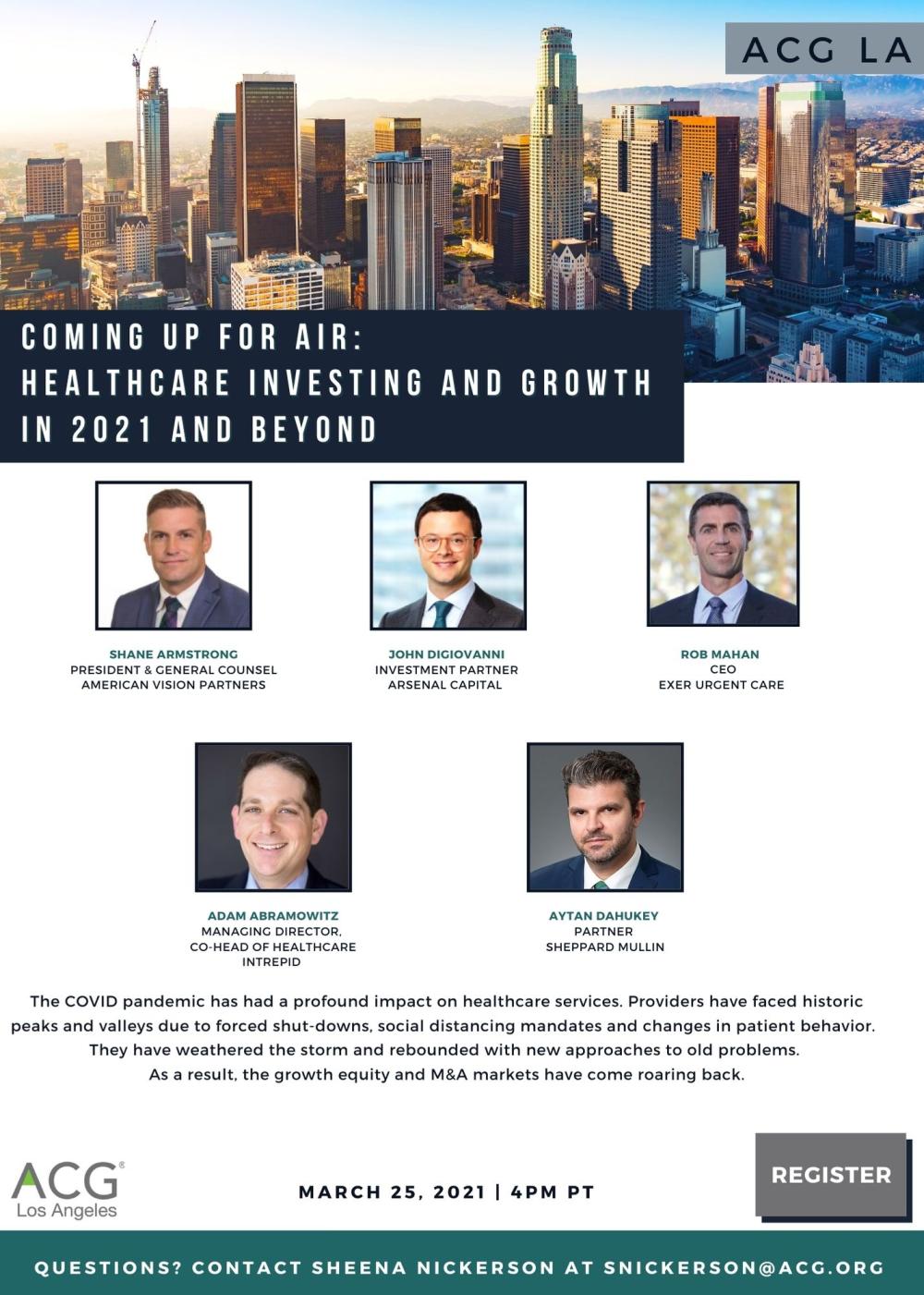 ACG LA Healthcare Flyer