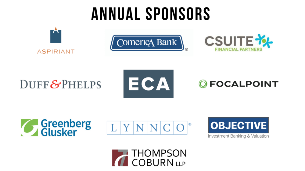 Thank you Annual Sponsors