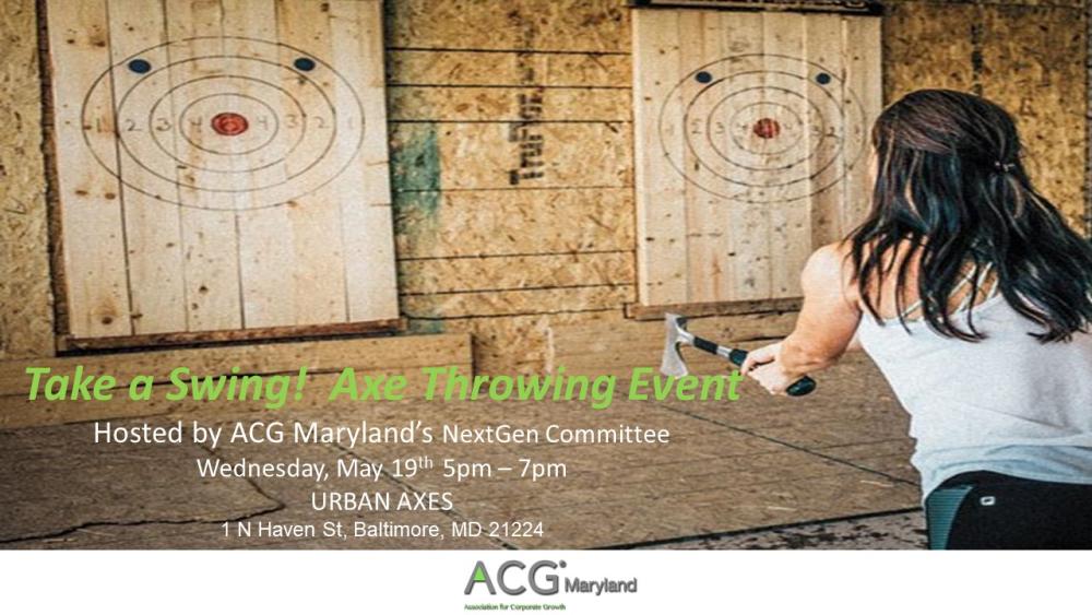 NextGen Axe Throwing event