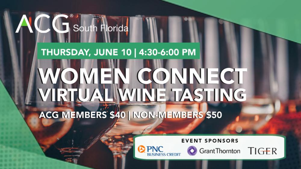 ACG Women Connect Wine tasting