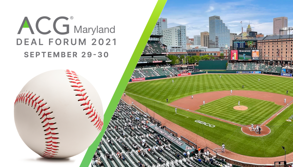 ACG Maryland Deal Forum Event Header Image