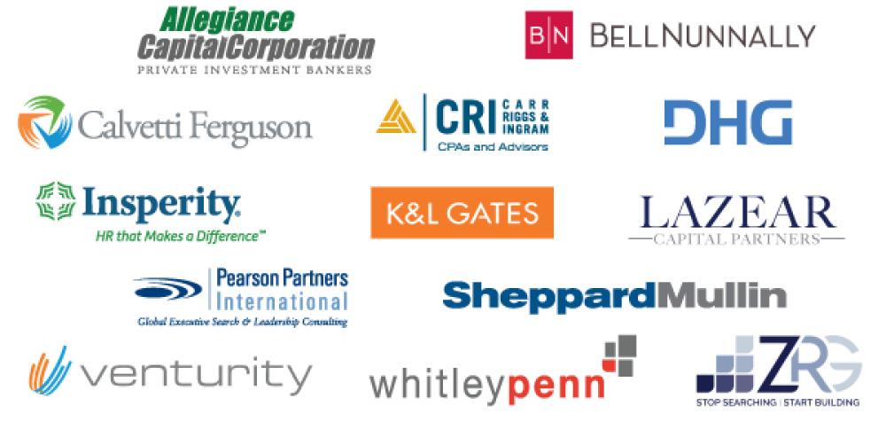 May 25 - Members Only In-Person Networking Event Sponsors