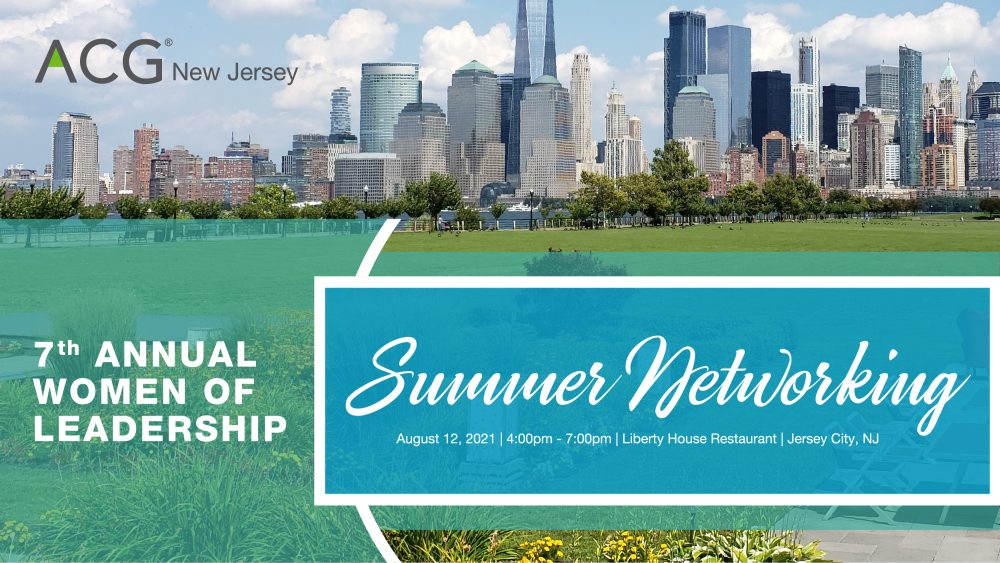 ACG NJ Women of Leadership Aug. 12, 2021