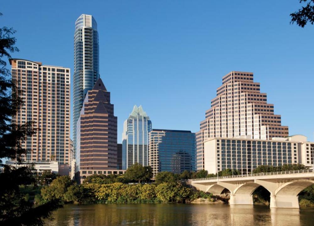 Austin skyline day
