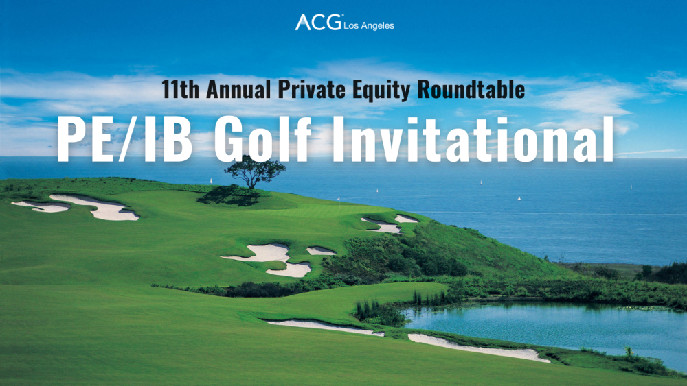 The event header for the 11th Annual Private Roundtable PE/IB Golf Invitational