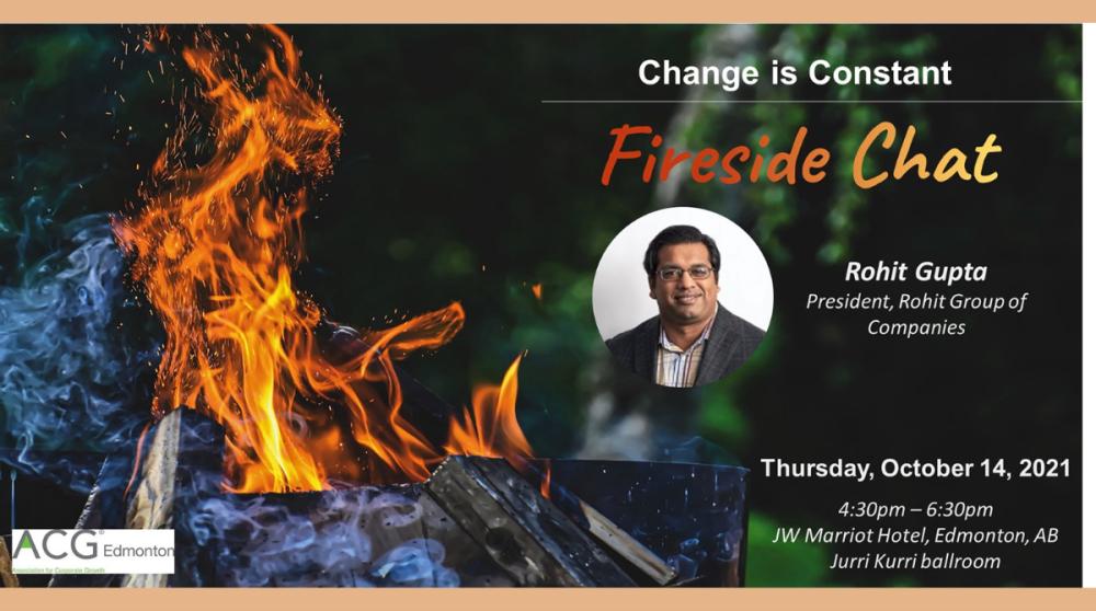 ACG Edmonton Fireside Chat with Rohit Gupta and Networking Event