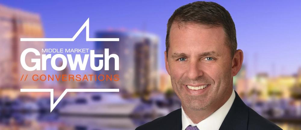 A thumbnail for a podcast episode featuring board member, Chris Hebble