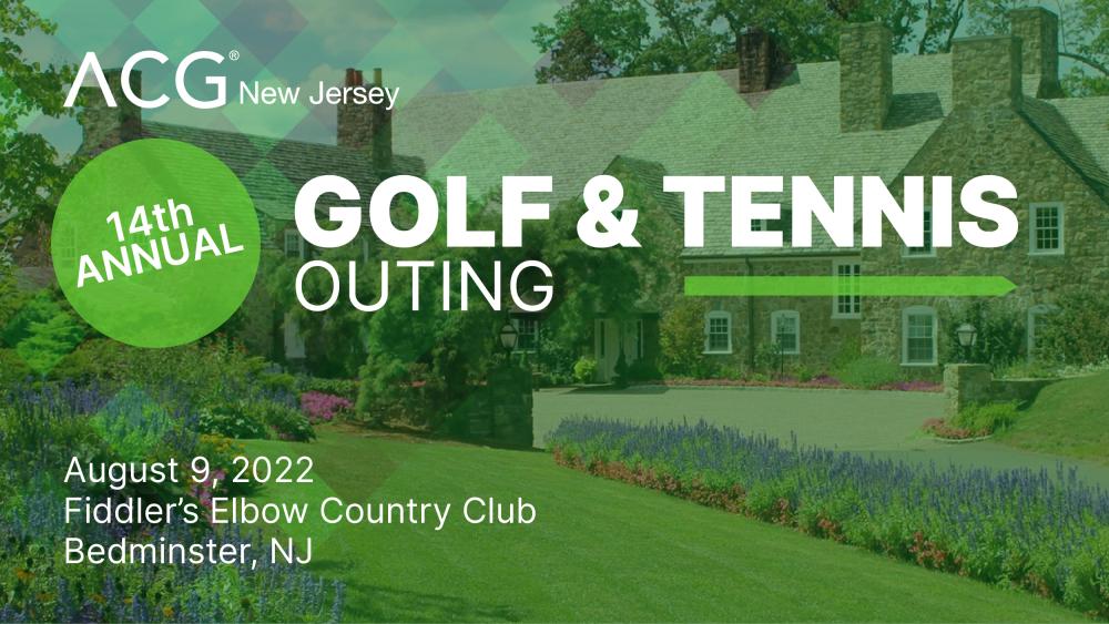 ACG NJ 14th Annual Golf & Tennis Outing
