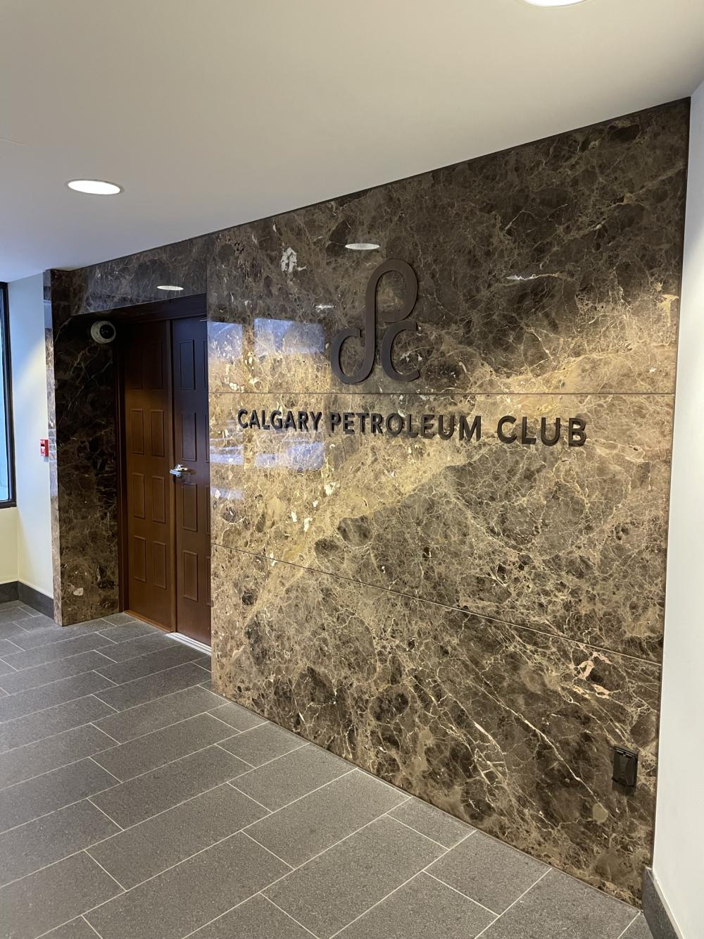 Calgary Petroleum Club entrance