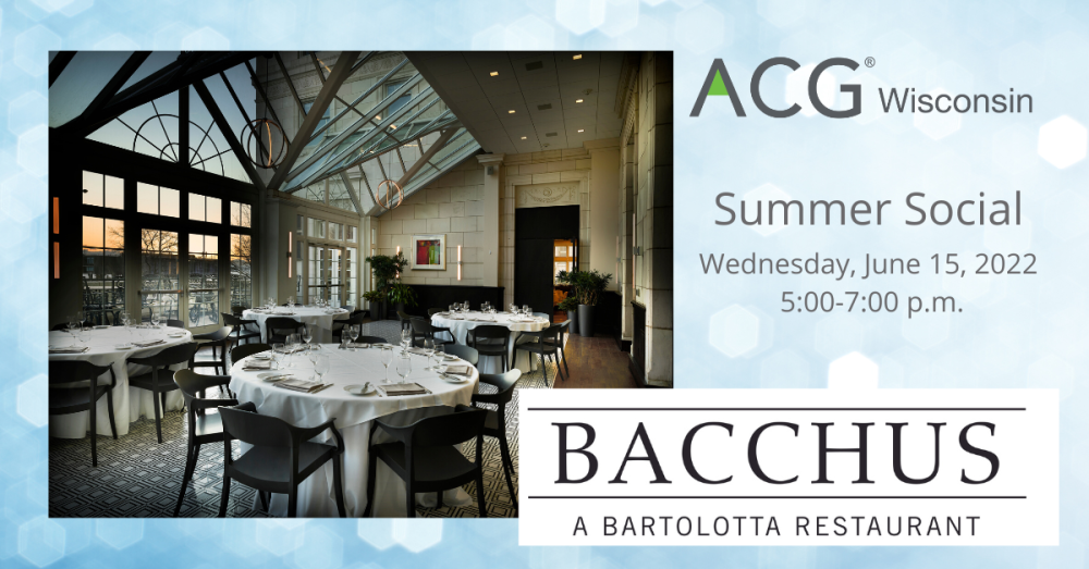 ACG WI Summer Social | Bacchus