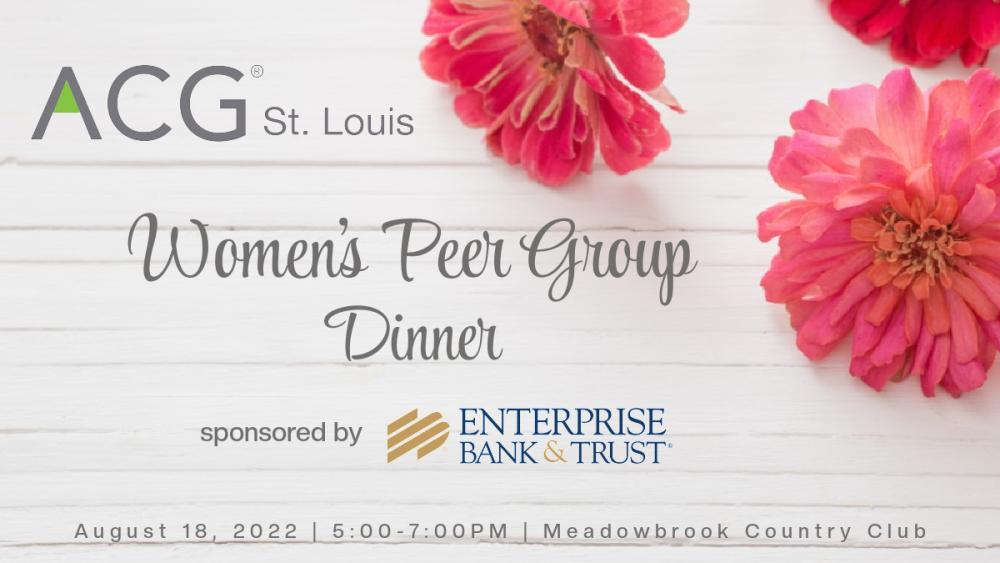 Women's Peer Group Dinner