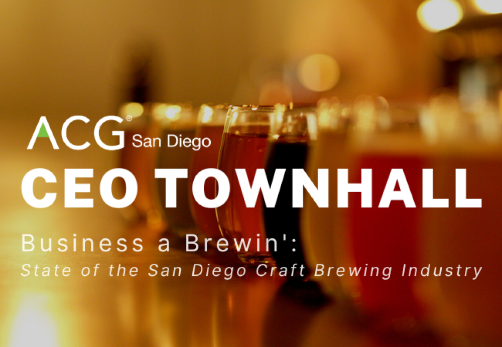 CEO TownHall - Craft Brewing Industry