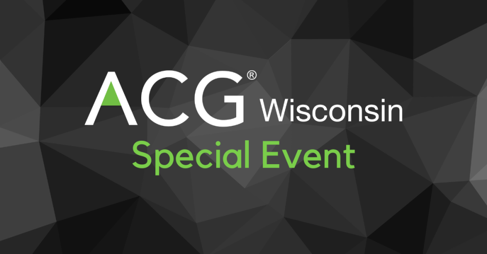 ACG WI Special Event