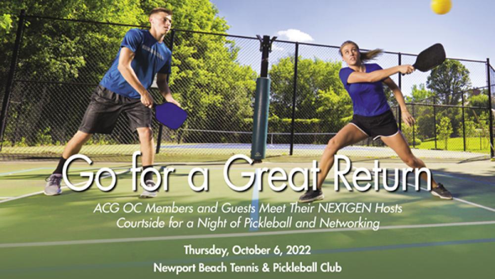ACG Orange County October Pickleball Event 
