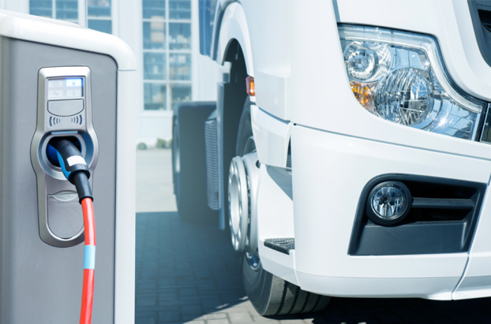 electric truck charging