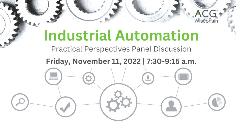 ACG WI Industrial Automation Panel Discussion