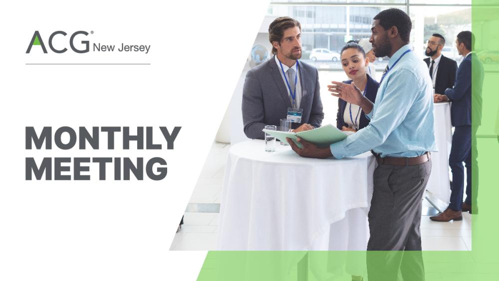 ACG NJ Monthly Meeting