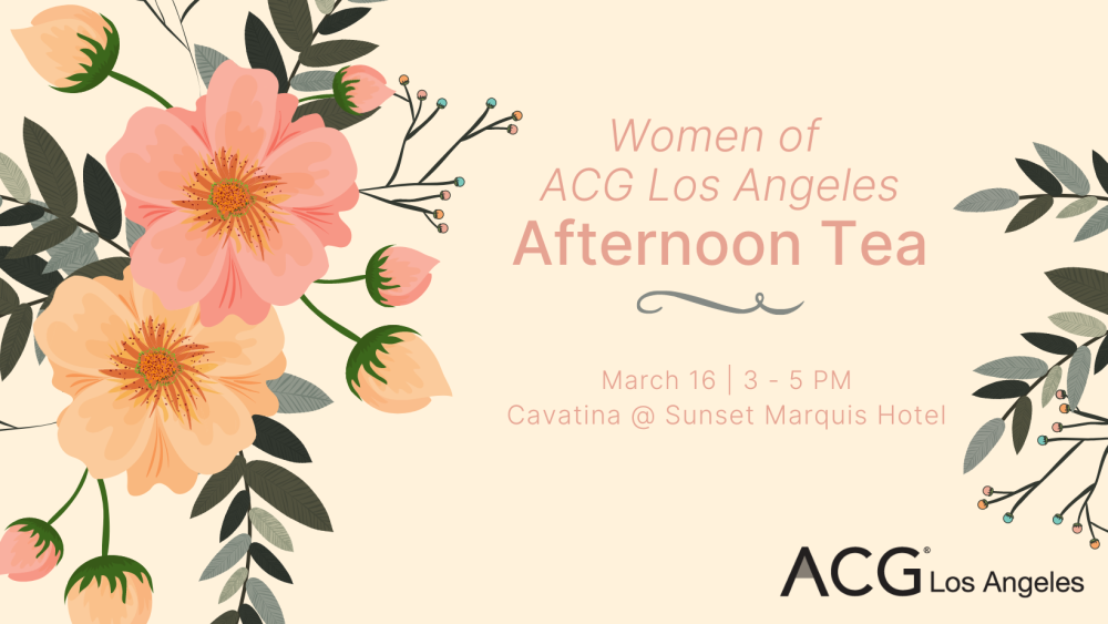 Women of ACG LA Afternoon Tea