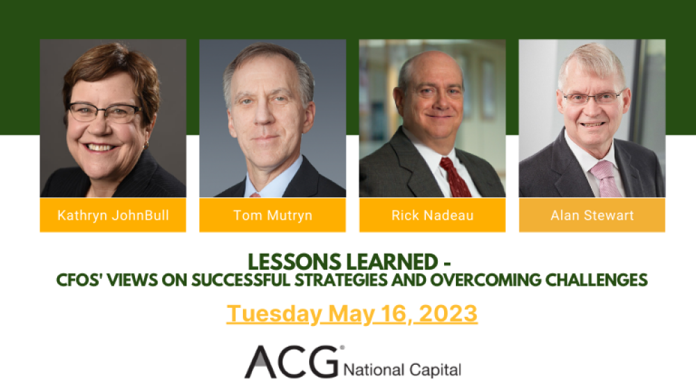 Lessons Learned - CFOs Views on Challenges and Strategies