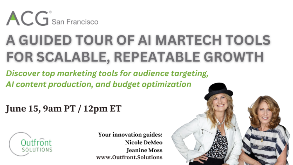 Guided Tour of AI MarTech Tools