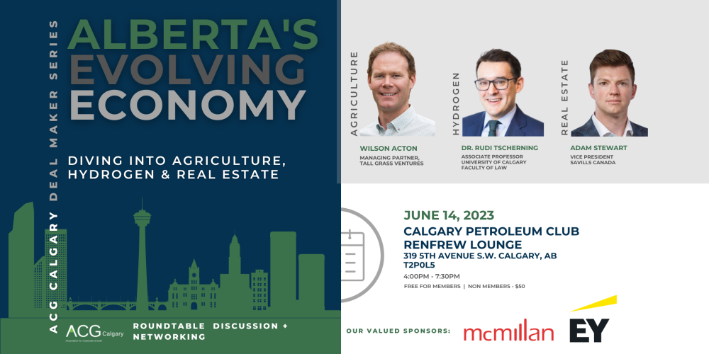 ACG Calgary Deal Maker Series: Alberta's Evolving Economy