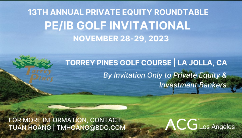 2023 PE Roundtable Golf Tournament