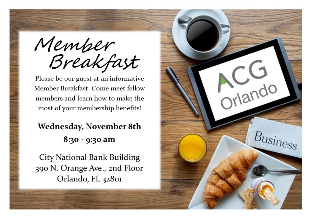Member Breakfast