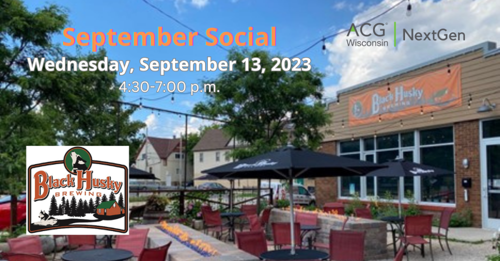 ACG WI NextGen | September 13, 2023 Social
