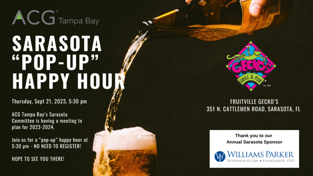 Sarasota Pop Up