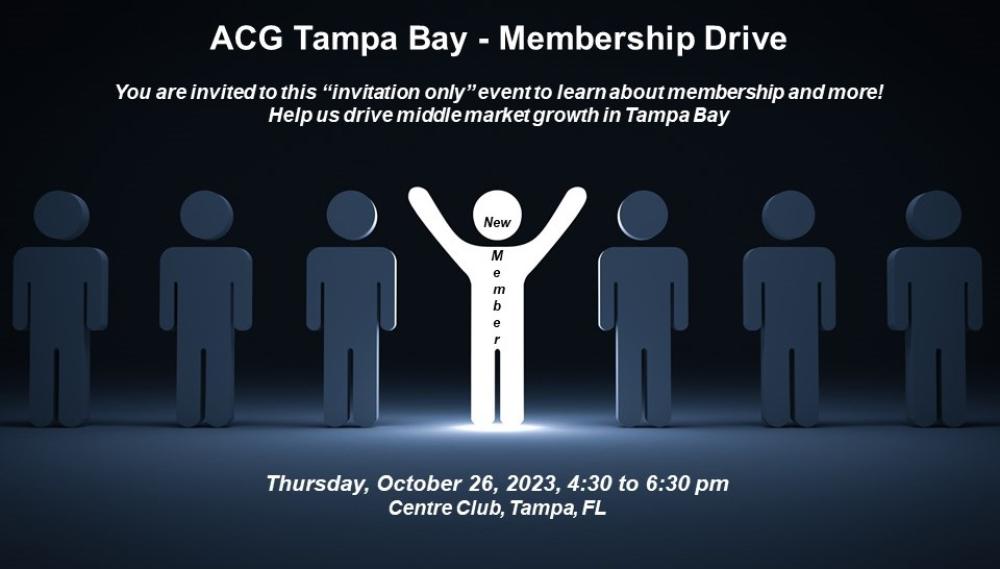 Oct 26th Membership Drive