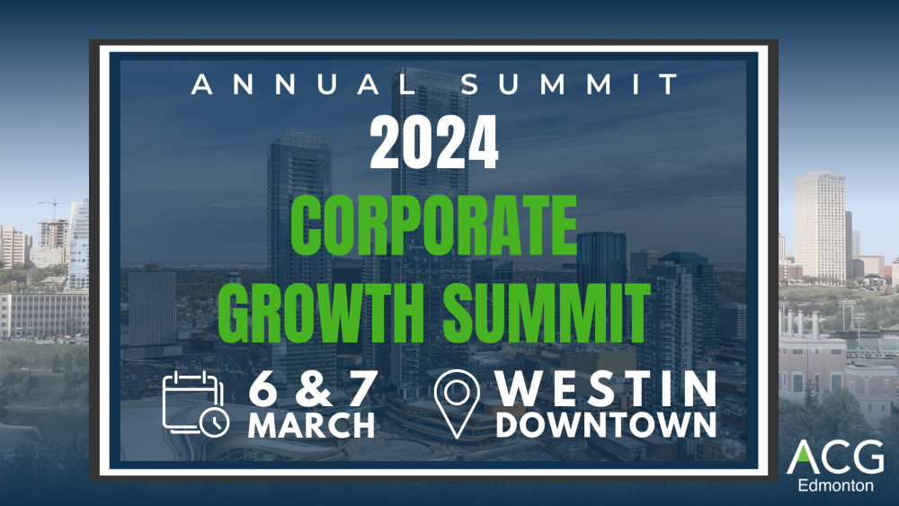 ACG Edmonton Corporate Growth Summit 2024