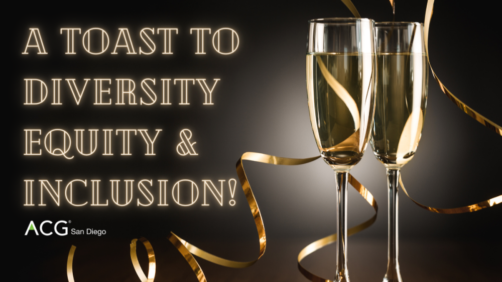 Toast to Diversity, Equity and Inclusion