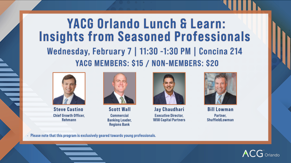 YACG Lunch & Learn