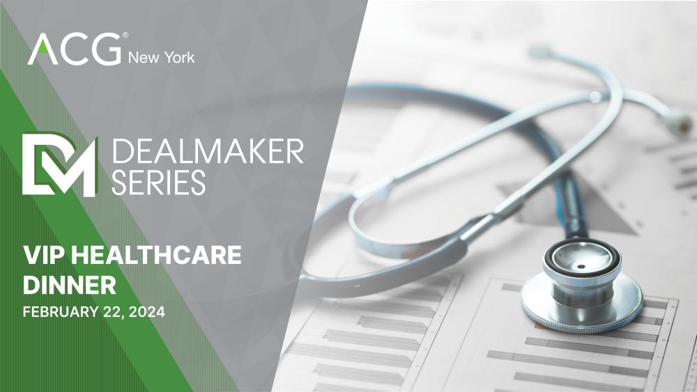 healthcare dinner 2024 dealmaker series