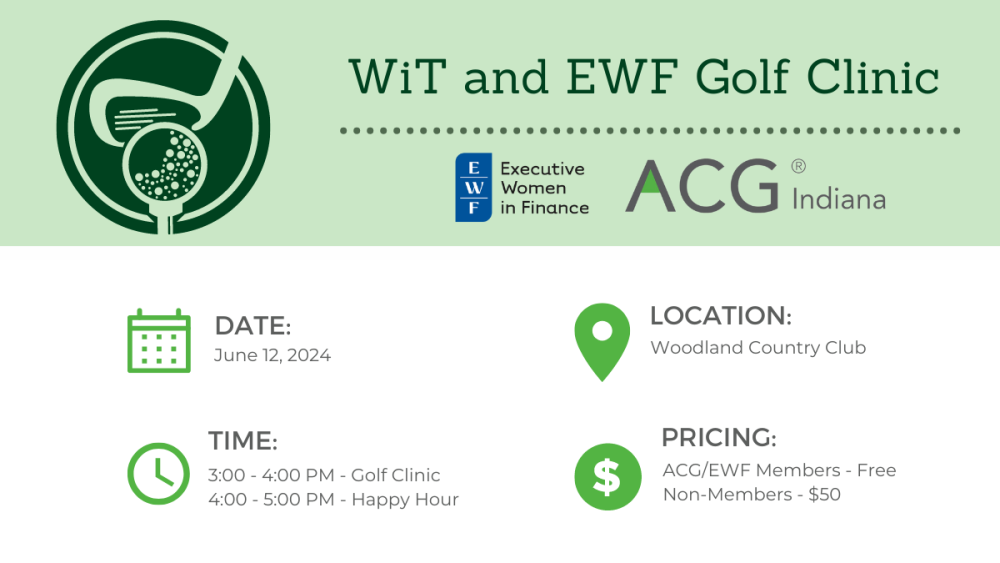 WiT and EWF Golf Clinic