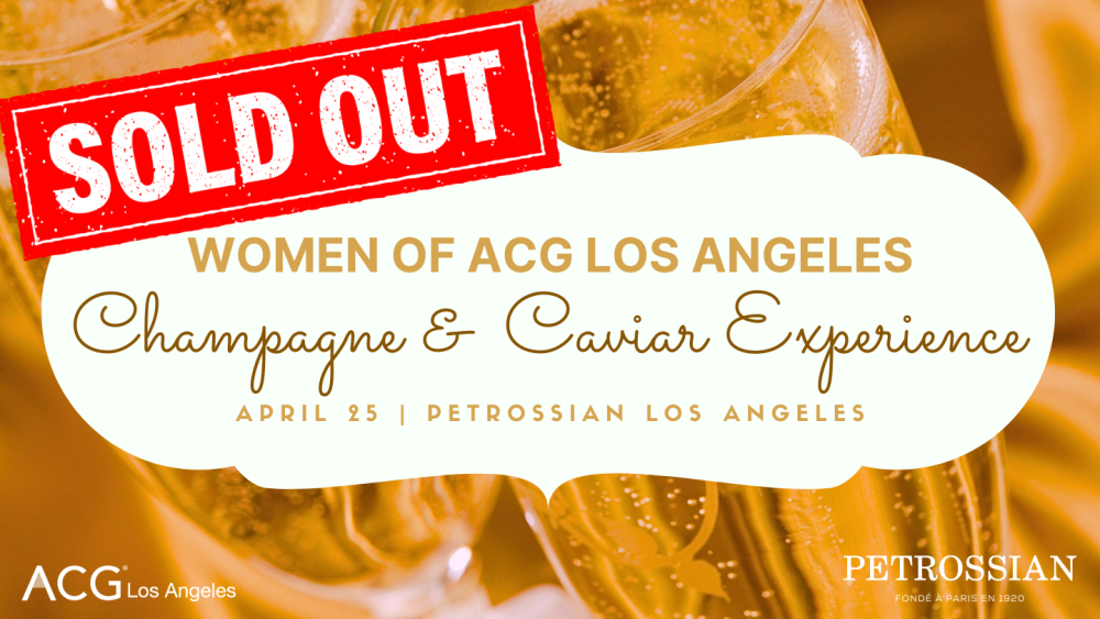 Sold Out - Women of ACG Los Angeles