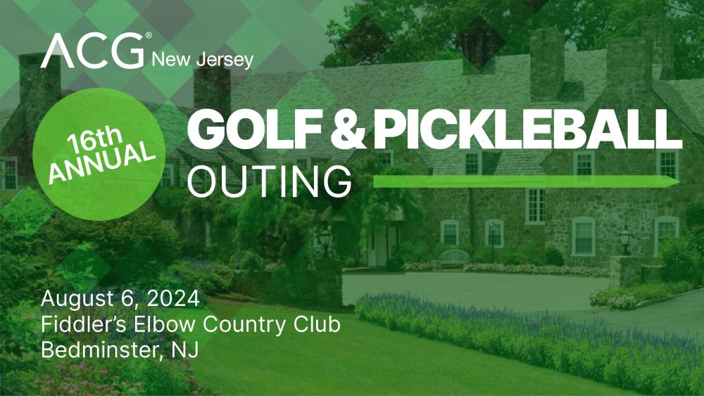 ACG NJ Golf & Pickleball Outing 2024