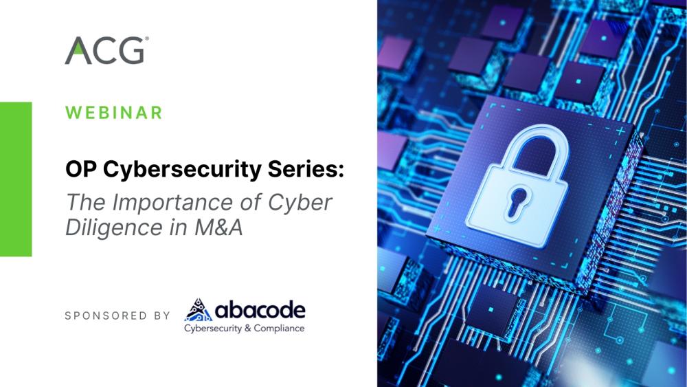 Graphic that says OP Cybersecurity Series