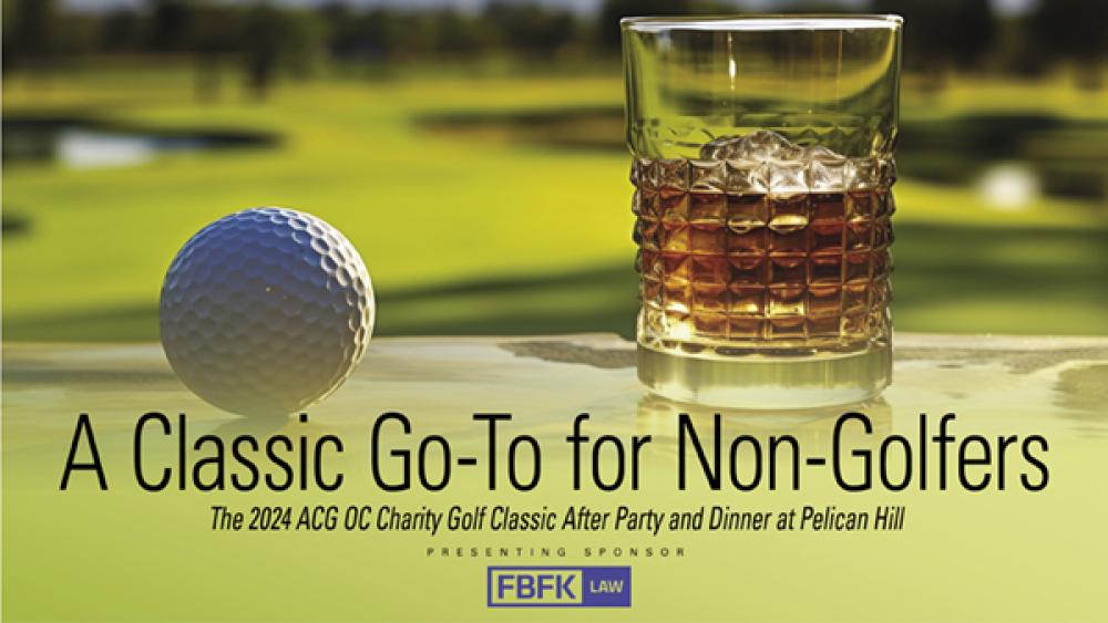 2024 ACG OC Charity Golf Classic After Party and Dinner