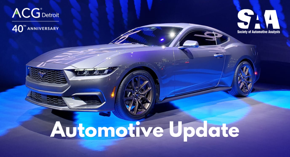 Automotive Update