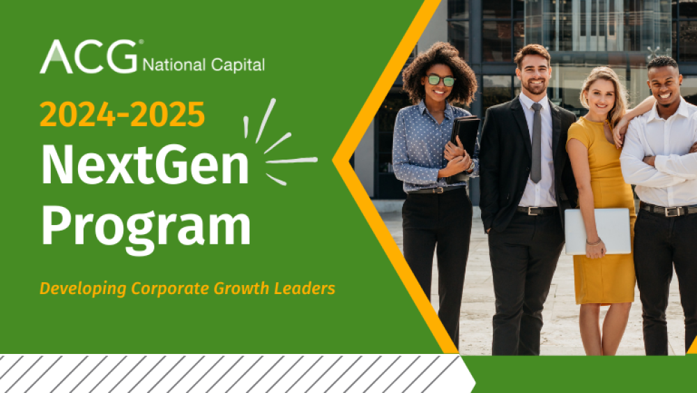 2024-25 NextGen Program - Developing Corporate Growth Leaders