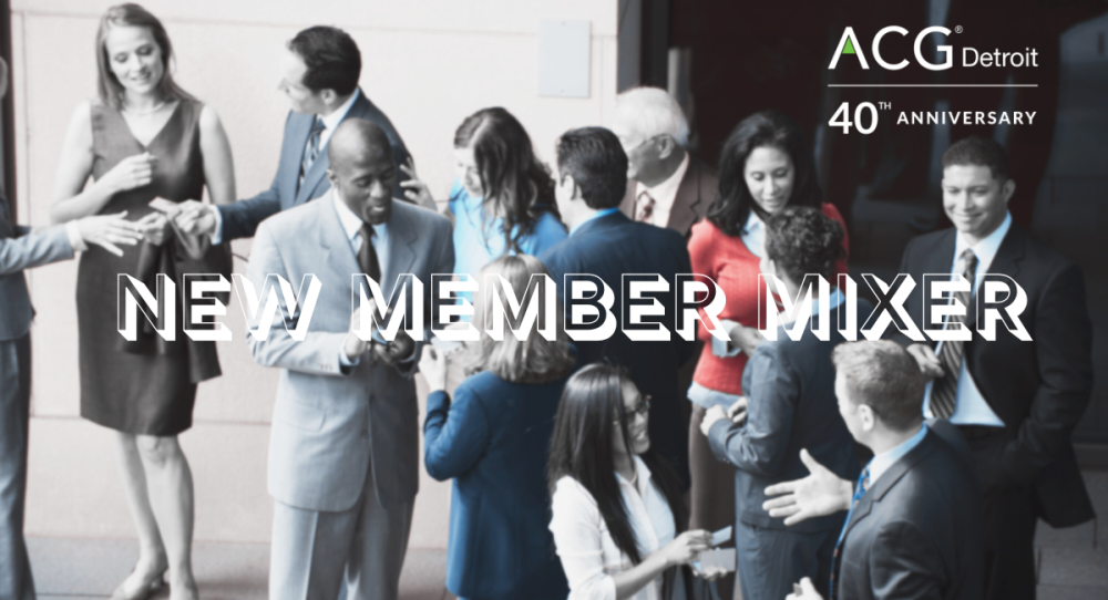 Fall New Member Mixer